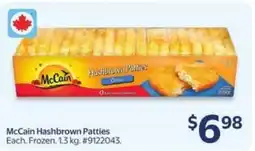 Walmart McCain Hashbrown Patties offer