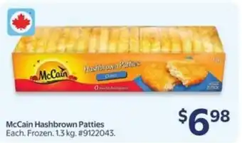 Walmart McCain Hashbrown Patties offer