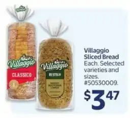 Walmart Villaggio sliced bread offer