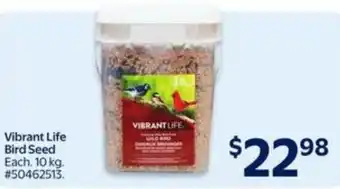 Walmart Vibrant life bird seed offer