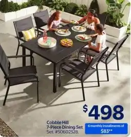 Walmart Cobble hill dining set offer