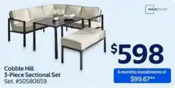 Walmart Cobble hill sectional set offer