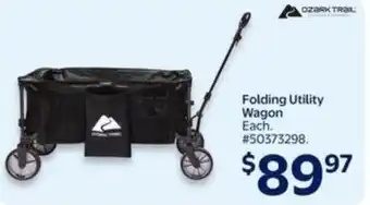 Walmart Folding utility wagon offer