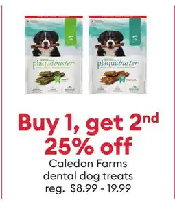 Petsmart Caledon Farms dental dog treats offer