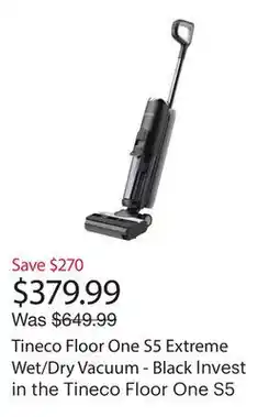 Best Buy Tineco Floor One S5 Extreme Wet/Dry Vacuum - Black offer