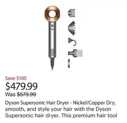 Best Buy Dyson Supersonic Hair Dryer - Nickel/Copper offer