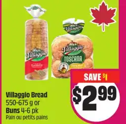 Chalo FreshCo Villaggio Bread 550-675 g or Buns 4-6 pk offer