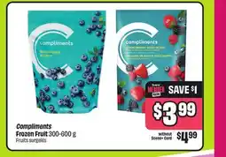 Chalo FreshCo Compliments Frozen Fruit 300-600 g offer