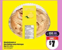 Chalo FreshCo Wonderbrands or Rise Baking Lemon Meringue Pie 635-638 g offer