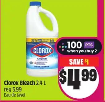Chalo FreshCo Clorox Bleach 2.4 L offer