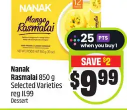 Chalo FreshCo Nanak Rasmalai 850 g Selected Varieties offer