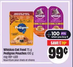 Chalo FreshCo Whiskas Cat Food 75 g Pedigree Pouches 100 g offer