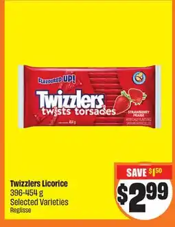 Chalo FreshCo Twizzlers Licorice 396-454 g Selected Varieties offer