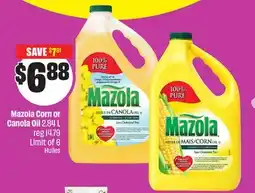 Chalo FreshCo Mazola Corn or Canola Oil 2.84 L offer
