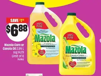 Chalo FreshCo Mazola Corn or Canola Oil 2.84 L offer