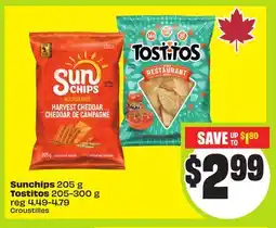 Chalo FreshCo Sunchips 205 g Tostitos 205-300 g offer
