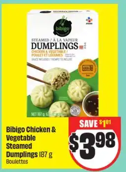 Chalo FreshCo Bibigo Chicken & Vegetable Steamed Dumplings 187 g offer