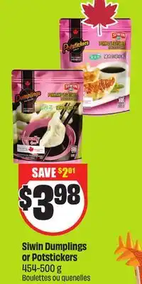 Chalo FreshCo Siwin Dumplings or Potstickers 454-500 g offer