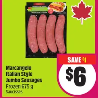 Chalo FreshCo Marcangelo Italian Style Jumbo Sausages Frozen 675 g offer