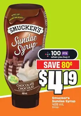Chalo FreshCo Smucker's Sundae Syrup 428 mL offer