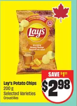Chalo FreshCo Lay's Potato Chips 200 g Selected Varieties offer