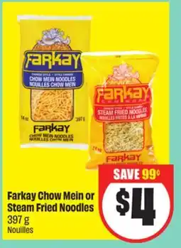 Chalo FreshCo Farkay Chow Mein or Steam Fried Noodles 397 g offer
