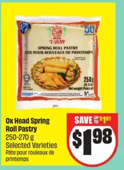 Chalo FreshCo Ox Head Spring Roll Pastry 250-270 g Selected Varieties offer