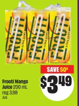Chalo FreshCo Frooti Mango Juice 200 mL offer