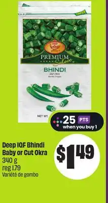 Chalo FreshCo Bhindi Baby or Cut Okra 340 g offer