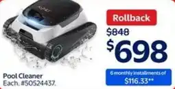 Walmart Pool Cleaner offer
