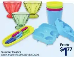 Walmart Summer Plastics offer