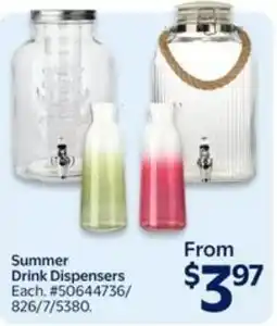 Walmart Summer Drink Dispensers offer