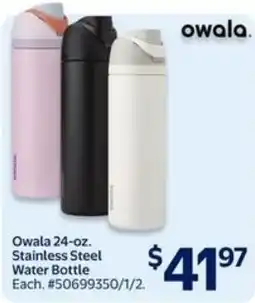Walmart Owala 24-oz. Stainless Steel Water Bottle offer