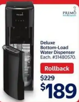 Walmart Deluxe Bottom-Load Water Dispenser offer