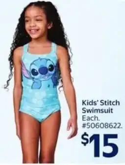 Walmart Kids' Stitch Swimsuit offer