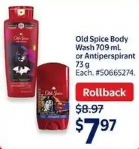 Walmart Old Spice Body Wash offer