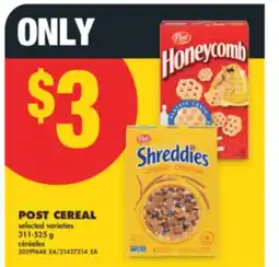 No Frills POST CEREAL, 311-525 g offer