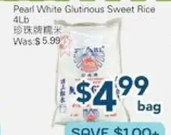 Oceans Fresh Food Market Pearl White Glutinous Sweet Rice offer