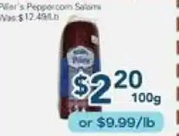 Oceans Fresh Food Market Pillers Pepper Corn Salami offer