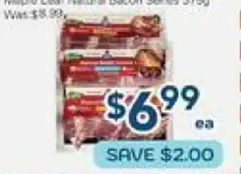 Oceans Fresh Food Market Maple Leaf Natural Bacon Series offer