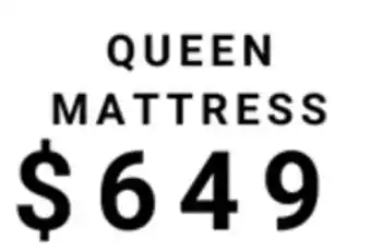 The Sleep Factory STAR 10 FOAM QUEEN MATTRESS IN A BOX offer