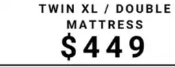 The Sleep Factory MOON 10 POCKET COIL TWIN XL / DOUBLE MATTRESS IN A BOX offer