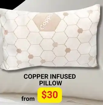The Sleep Factory COPPER INFUSED PILLOW offer