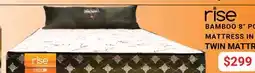 The Sleep Factory BAMBOO 8 POCKET COIL TWIN MATTRESS IN A BOX offer