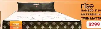 The Sleep Factory BAMBOO 8 POCKET COIL TWIN MATTRESS IN A BOX offer