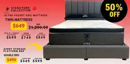 The Sleep Factory ULTRA POCKET COIL TWIN MATTRESS offer