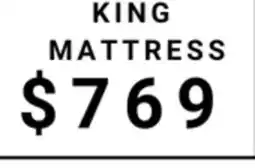 The Sleep Factory MOON 10 POCKET COIL KING MATTRESS IN A BOX offer