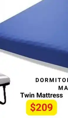 The Sleep Factory DORMITORY VINYL FOAM Twin Mattress offer