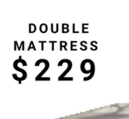 The Sleep Factory DORMITORY VINYL FOAM DOUBLE MATTRESS offer
