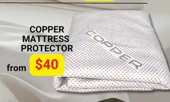 The Sleep Factory COPPER MATTRESS PROTECTOR offer